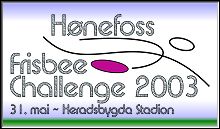 Hønefoss Frisbee Challenge - 2003